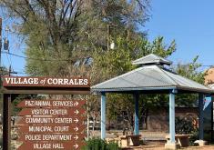 Village of Corrales Sign