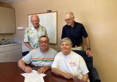 Signing the Gonzales Purchase Agreement