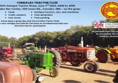Corrales Tractor and Car Show Flyer
