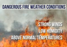 Critical fire weather this weekend