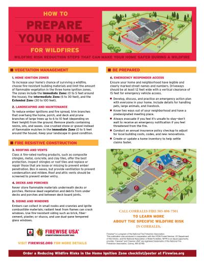 FireWise Prepare your home for wildfires