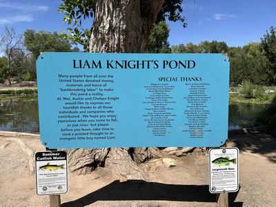 Liam Knight Pond Sign